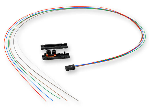 Buffer Tube Fan-Out Kit - 4 Fibers 36" / 90 cm tubing 900µm 